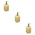 thumbnail image 3 of kurtrusly Practical Pump Bottle Shampoo Dispenser for Home Kitchen Yellow 500ml 3Set, 3 of 6