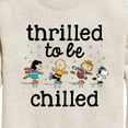 thumbnail image 3 of Peanuts - Snoopy and Friends Thrilled To Be Chilled - Toddler And Youth Crewneck Fleece Sweatshirt, 3 of 6