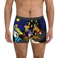 thumbnail image 3 of Lsque Scooby-Doo Pattern Men’s Total Support Pouch Boxer Briefs, X-Temp Cooling, Moisture-Wicking Underwear, Regular, Long-leg and Trunk-Small, 3 of 7