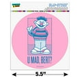 thumbnail image 6 of Sesame Street Ernie U Mad, Bert? Automotive Car Window Locker Circle Bumper Sticker, 6 of 7