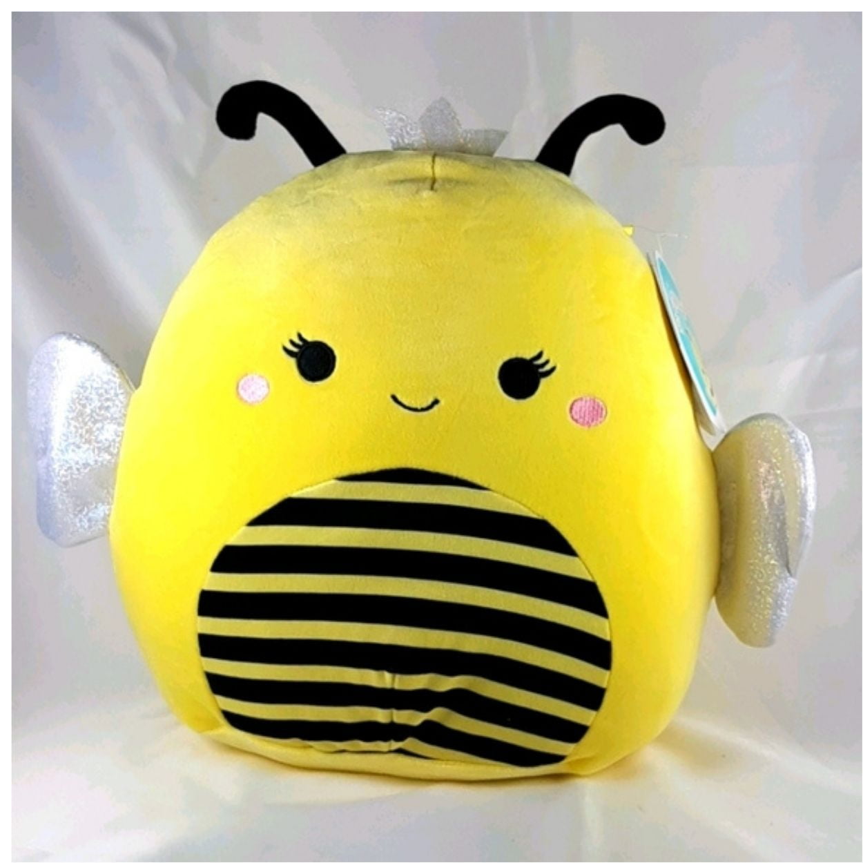 Cuddle Great Travel Mate Hug Or Use As A Pillow Sunny The 8 inch Honey Bee Bugs Life Squishmallow Plush 