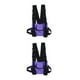 thumbnail image 4 of Sonducket Chaleco manos libres de nailon, bolsa para aparejo en el pecho, resistente al desgaste y duradero, bolsillo en el pecho con múltiples morado 2piezas, 4 of 6