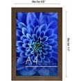 thumbnail image 2 of Americanflat 8.5" x 11.7" Walnut Poster Frame, 2 of 4