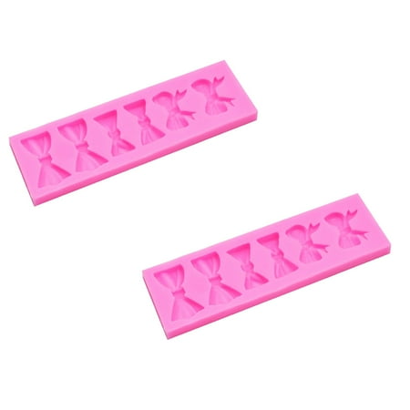 

Bow Tie Modeling Silicone Tools DIY Cake Cookie Dessert Decorating Chocolate Flip Sugar *2PCS cake decorating kit bath bomb molds cupcake liners