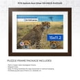 thumbnail image 2 of ArtToFrames 15x11.2 Inch - 28.5x38 CM Brown Puzzle Frame for 100 piece Puzzles.1.00 Inch Custom MDF Puzzle Frames, Walnut - Comes with Regular Glass, 2 of 6