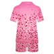 thumbnail image 3 of Set de Pijama Suave para las Mujeres Impreso Cuello de Pie Manga Corta con Bolsillo Y Pantalones Cortos, Pijama Tops para las Mujeres, 3 of 8