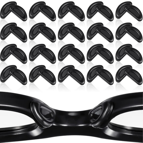 Adhesive Nose Pad 24 Pairs Eyeglass Nose Pads Stick on Silicone for Glasses Sunglasses Thin Nose Pads Eyeglasses