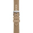 thumbnail image 3 of Morellato Fibra Recycled Cotton Watch Strap - Beige - 20mm - Chrome-plated Stainless Steel Buckle - SAVE THE NATURE Collection, 3 of 8