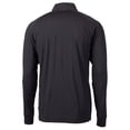 thumbnail image 3 of Men's-Cutter & Buck  Black FC Dallas Big & Tall Adapt Eco Knit Stretch Recycled Quarter-Zip Pullover, 3 of 3