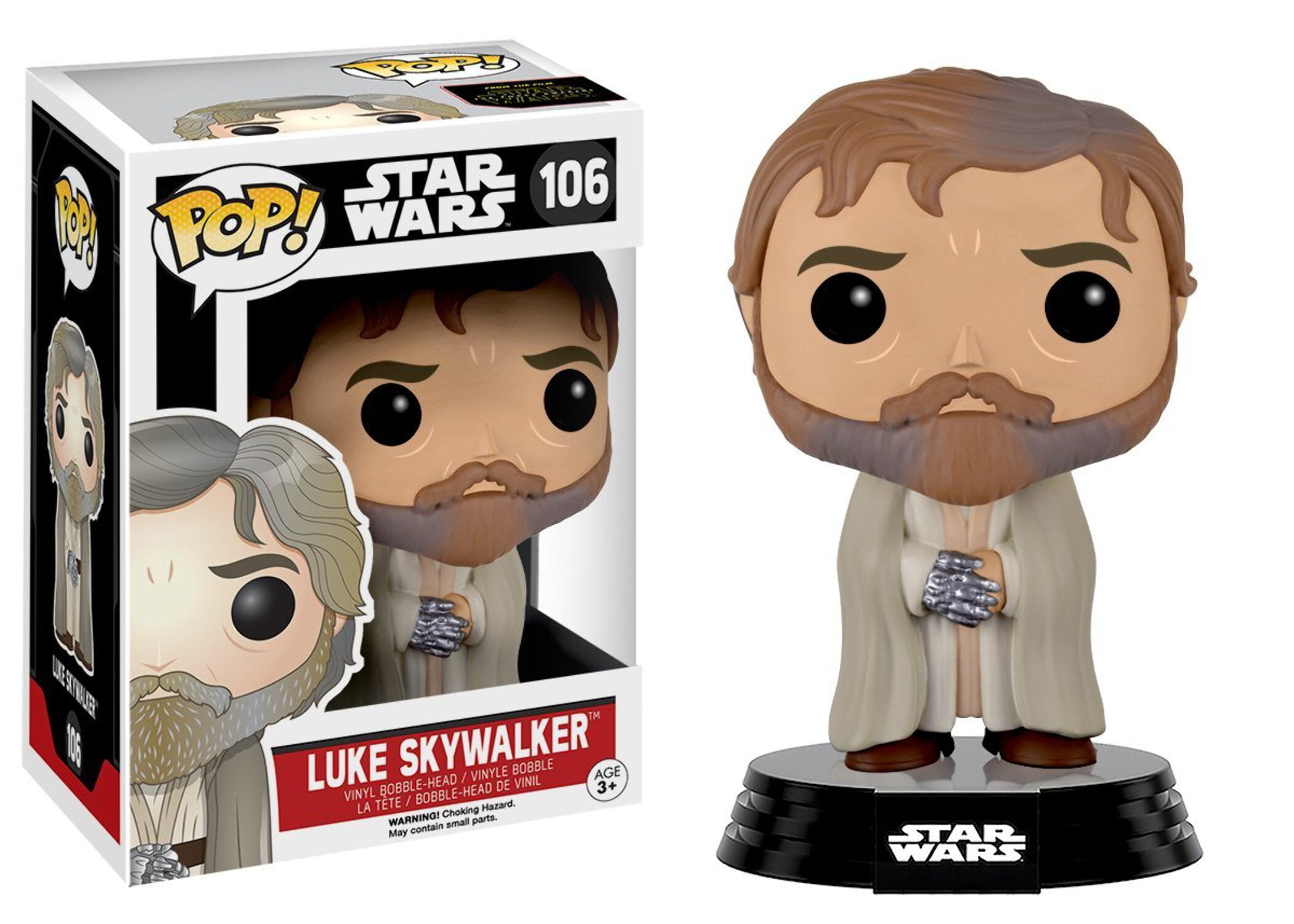 Funko POP! Star Wars Luke Skywalker (Bearded, Robe) Vinyl Bobble
