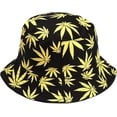 thumbnail image 4 of CoCopeaunts Maple Leaf Bucket Hat for Women Wide Brim Sun Protection Couple Summer Cotton Foldable Men Fisherman Hats All-Match, 4 of 8