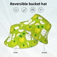 thumbnail image 6 of Balery Green Apple Sun Hats for Men Women Bucket Hat UPF 50+ Buckey Hat Boonie Hat Foldable UV Protection Hiking Beach Fishing Summer, 6 of 9