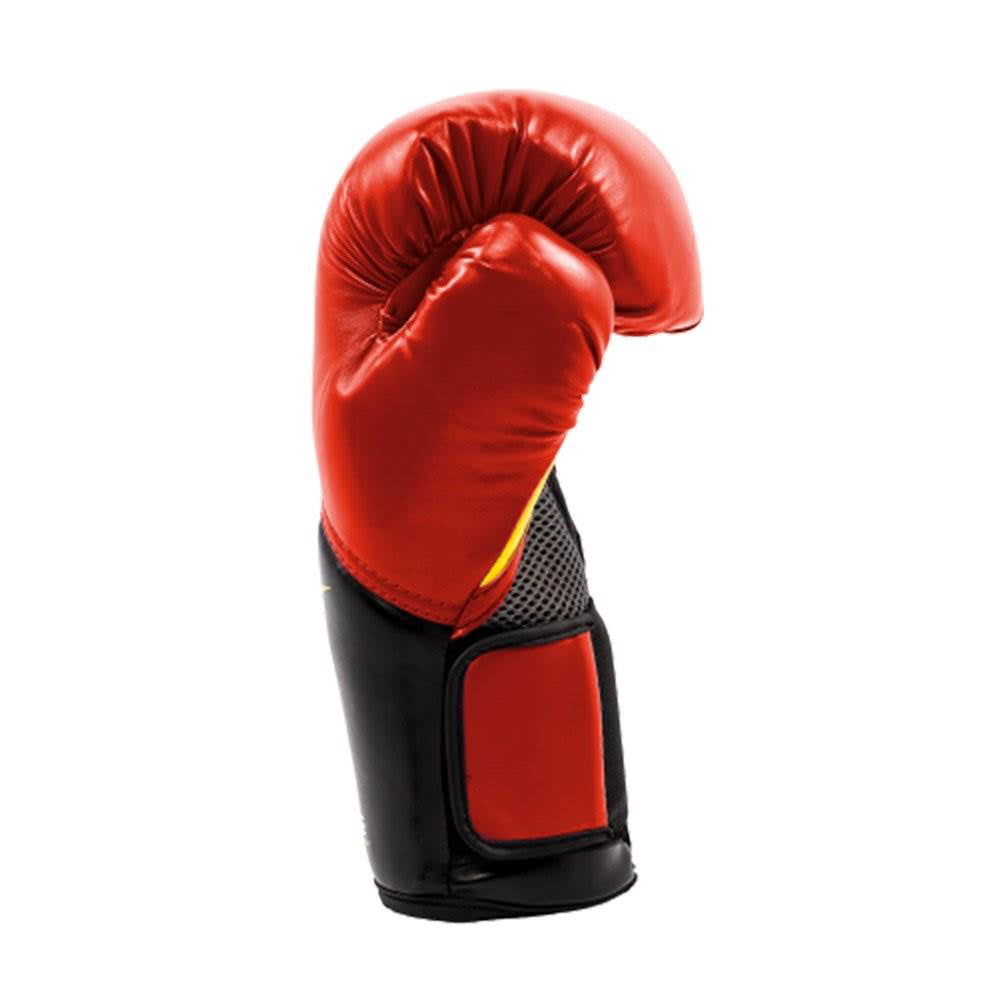 Everlast Black Elite Pro Style Boxing Gloves 14 ounce & Black 120" Hand Wraps 