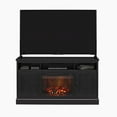 Ameriwood Home Ashton Lane Electric Fireplace TV Stand for TVs up to 65
