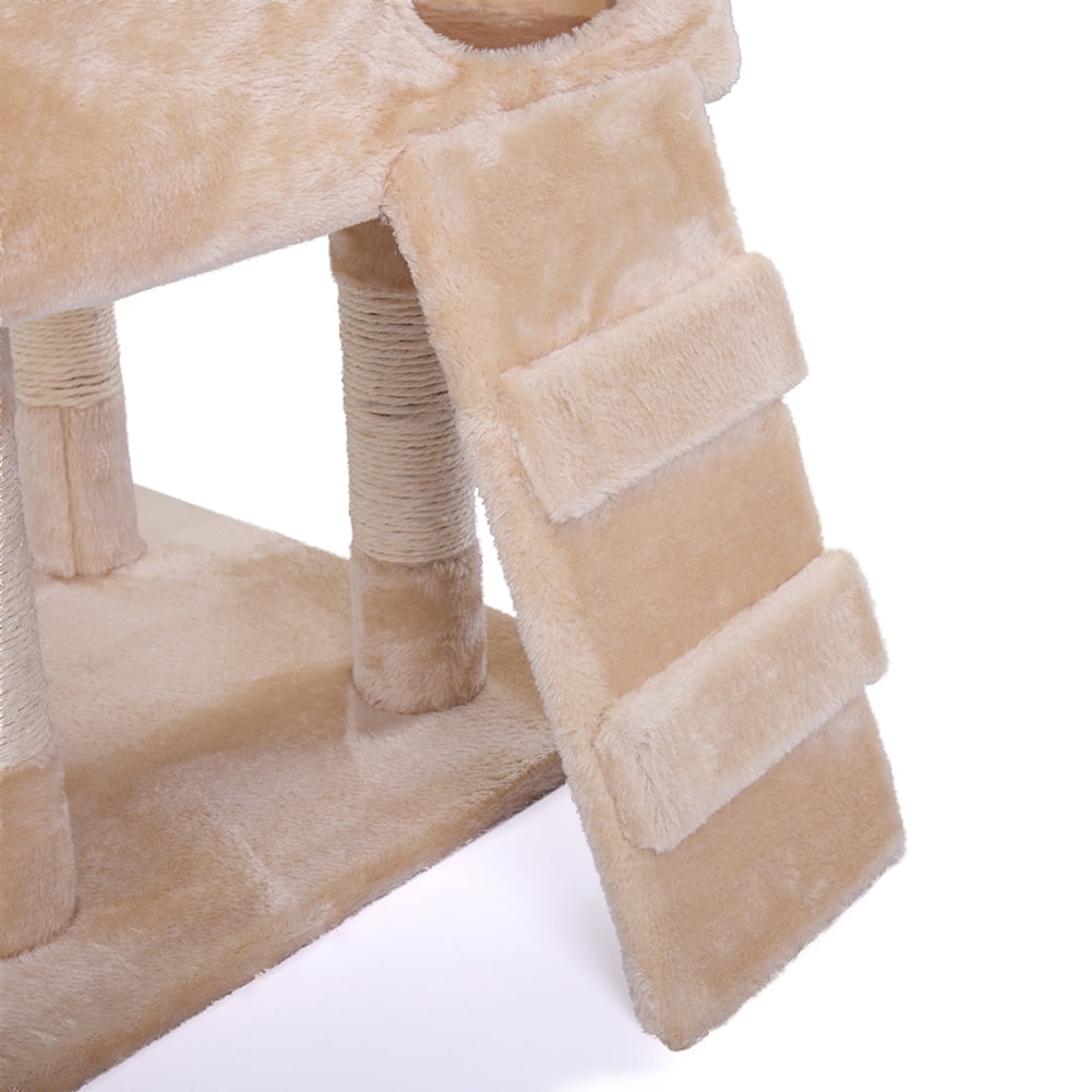 Kadyn Multi-level Cat Tree, Cat Tree Condo with 3 Perches, 66" Cat Tower for Indoor, Beige Kadyn Multi-level Cat Tree, Cat Tree Condo with 3 Perches, 66" Cat Tower for Indoor, Beige