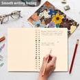 thumbnail image 4 of FORMRS 1-Subject Spiral Notebook 8" x 5" College Ruled 60 Refillable Sheet A5 Hard Cover, Colorful Flowers, 4 of 7