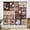 Cafe-6, variant on Coffee Kitchen Curtains,Rustic Vintage Latte Cappuccino Cafe Bean Theme Brown Window Treatment for Bedroom Living Room Dining Room Drapes 2 Panels,55X39 Inch