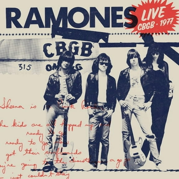 Ramones -- Live at CBGB, 1977 LP red