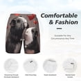 thumbnail image 6 of Picia Heart Guinea Pig Couple pattern Mens Swim Trunks with Compression Liner Stretch Beach Shorts Quick Dry with Zipper Pockets No-Chafing Board Shorts-Large, 6 of 9