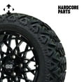 thumbnail image 6 of Hardcore Parts 6" Drop Axle Lift Kit for EZGO MPT/WORKHORSE 1200 (2001.5-2013) Golf Cart with 14" Black 'Venom' wheel Wheels and 23"x10"-14 DOT rated All-Terrain tires, 6 of 7