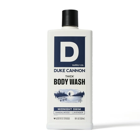 Duke Cannon Supply Co. Thick Midnight Swim/Sandalwood + Lavender Body Wash 18 Fl Oz