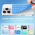 thumbnail image 4 of Silicone Suction Cup Phone Case Mount Double Sided, Silicon Sticky Phone Grip with Higher Suction Power for Cell Phone, Hands-Free Phone Accessories Holder for Selfies and Videos, Baby Blue, 4 of 6
