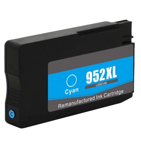 Premium Remanufactured Ink Cartridge Replacement for L0S61AN ( 952XL) Cartridge - High Capacity Cyan
