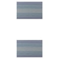 thumbnail image 2 of kurtrusly Table Placemats Cup Bowl Holder Square Shape Simple Style Household Accessories Non-slippery Convenience Tableware Pad Light Blue 2Set, 2 of 6