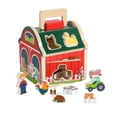 thumbnail image 2 of HILABEE Shape Sorter Baby Activity Cube Shape Sorting Cube Interactive Sensory Toy Color, 2 of 9