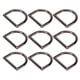 thumbnail image 1 of Anillos en D de Bucle Chapados de 120 Uds Anillos en D de Metal de Carga Fuerte para Bolso Monedero Cordón Y Proyectos de Costura ANGGREK Otros, 1 of 8