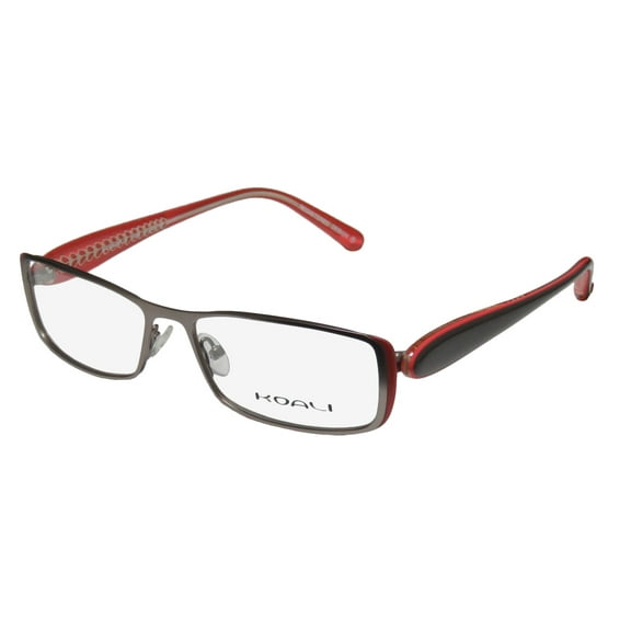NEW KOALI 7185K WOMENS/LADIES DESIGNER FULL-RIM TAUPE / RED / BROWN FRAME DEMO LENSES 54-16-130 EYEGLASSES/EYE GLASSES