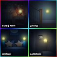 thumbnail image 5 of Jinsinto 2 Pack LED Night Light Cloud Soft Light Plug into Wall Cute Baby Wall Nursery Lamp Warm Sensor Plug-in Intelligent Nightlight for Kids, 5 of 5