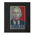 thumbnail image 2 of 9 Crowns Tees Wear Your Mask Fauci Science Funny Graphic Tee (Unisex Black, Large), 2 of 3