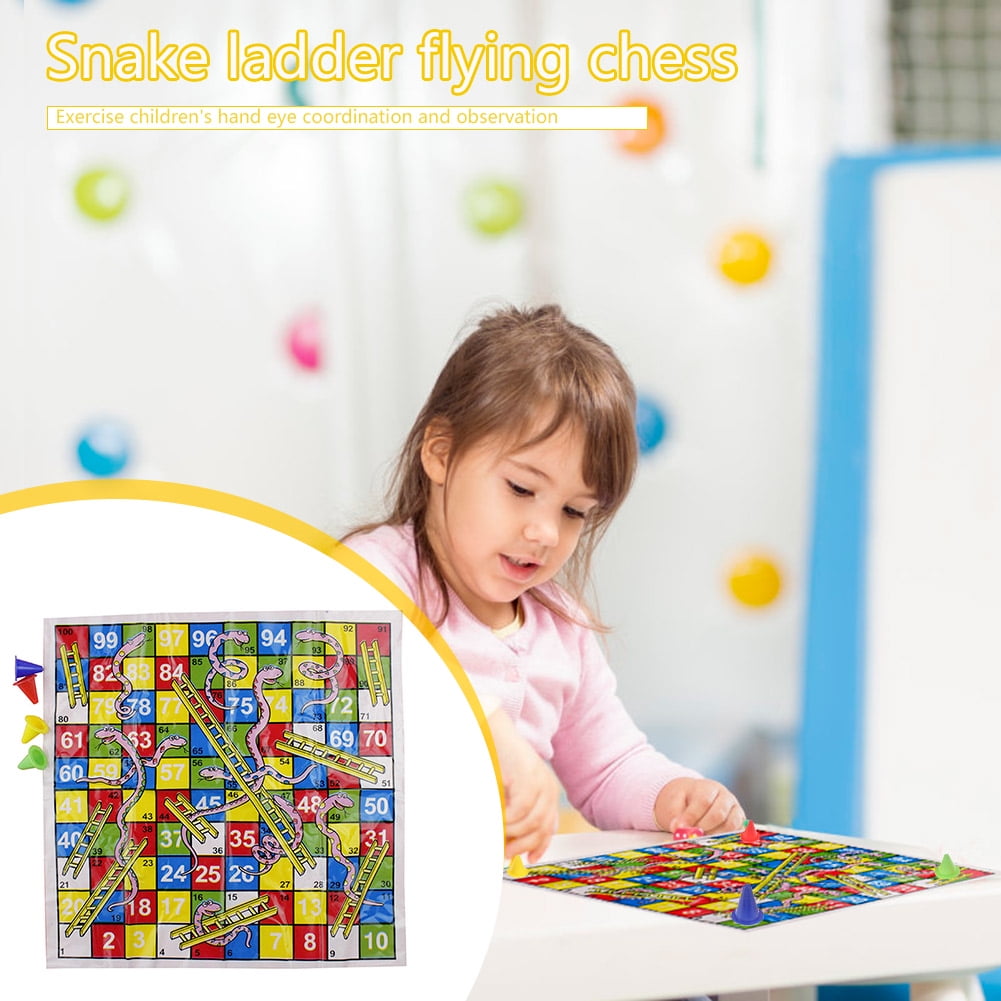 Snake and Ladder Flight Chess Board Game, Brinquedos para Crianças