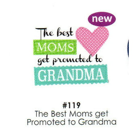 The Best Moms get Promoted to Grandma Cake Decoration Edible Frosting Photo (Best Carrot Cake Delivery)