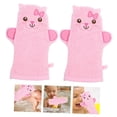 thumbnail image 3 of IFANLANDOR 2Pack Bath Mitt Baby Cotton Animal Shaped Foam Generation Camping Trips, 3 of 8
