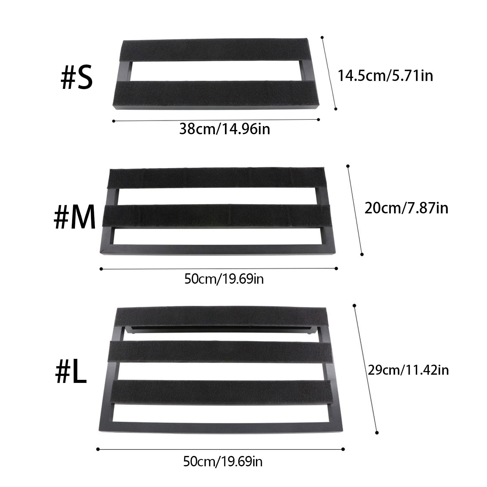 Portable Guitar Effect Pedal Board Professional Step Design Single Effects Boards Nonslip Effect Track Board Easy to Use