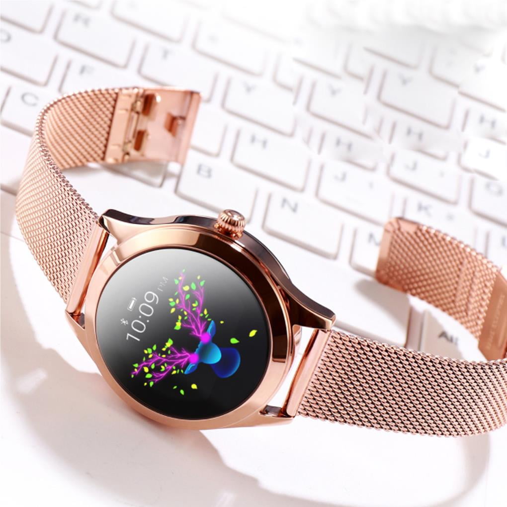 ruzhgo KW10 Waterproof Smart Fitness Watch Steel Strip Bracelet Walmart