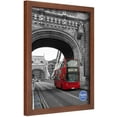 thumbnail image 2 of IGUOHAO Solid Wood 18x24 Inch Wide-frame Poster Frames for Wall Mounting Hanging Picture Frame Brown, 2 of 6