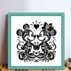 thumbnail image 2 of Kit Punto Cruzado Impreso Minnie & Mickey 40x40cm DIY 11CT Bordery Craft Set, 2 of 9