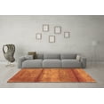 thumbnail image 3 of Ahgly Company Indoor Square Abstract Brown Contemporary Area Rugs, 5' Square, 3 of 4