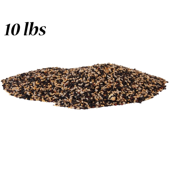 Wild Bird Seed Mix, Deluxe Finch Blend, 10lbs -Premium Finch Food with Nyjer, Millet, Canola & Mixed Seeds - High-Energy Birdseed for Finches, Chickadees, Redpolls & Songbirds-Ideal for Tube Feeders