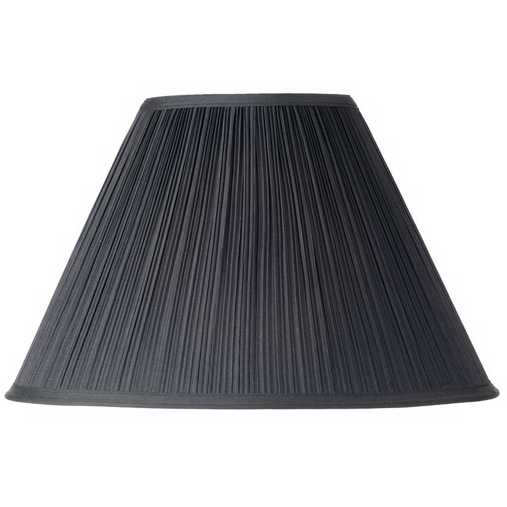 Springcrest Black Mushroom Pleated Lamp Shade 7x17 x11.5 (Spider