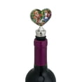 thumbnail image 2 of Alice in Wonderland Garden Party Heart Love Wine Bottle Stopper, 2 of 5