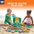 thumbnail image 5 of Toy Life Rolling Dinosaur Sand Toy Beach Toy Set for Kids – Water Play Luggage with Wheels, Bucket, Shovel, Rake & 4 Sand Molds, Outdoor Sand Toy Travel Case, 5 of 8