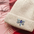 thumbnail image 4 of Handmade Dragonfly Cloth Patch Hat Patches Sew Embroidery Appliques Beaded Apparel Fabric Decoration for Hats, 4 of 6