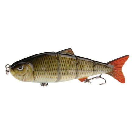 4 Multi Jointed Fishing Lures Wobblers Swimbait Hard Bait Crankbait A