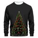 thumbnail image 2 of Sudaderas sin capucha para hombre, estilo casual, a la moda, con cuello redondo, estampado, de manga larga, blusas de manga larga y cuello redondo, blusas de poliéster para hombre, 2 of 4