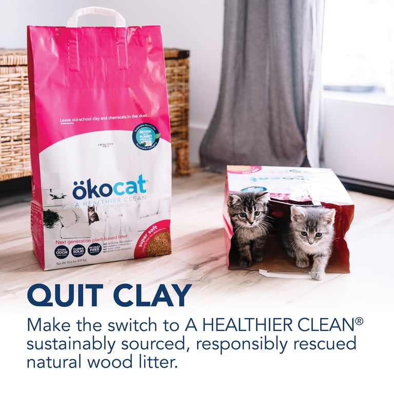 Wood Fiber Clumping Cat Litter, 10.6 lb Bag photo 7