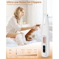 thumbnail image 2 of Paw Trimmer with LED Light, Ultra-Low Noise Dog Trimmer Grooming Kit with Replacement Blades, Waterproof Rechargeable Pet Hair Clippers for Small Dogs Cats Paws, Eyes, Ears, Face, Rump, 2 of 7
